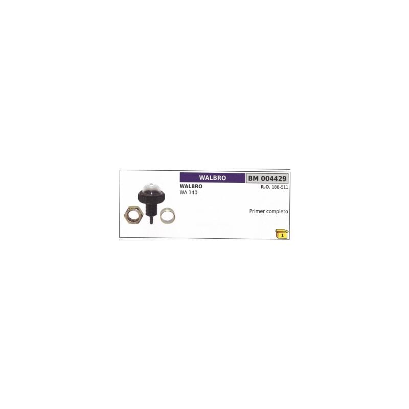 foto del prodotto primer miscela benzina walbro wt119c wt265 carburatore decespugliatore