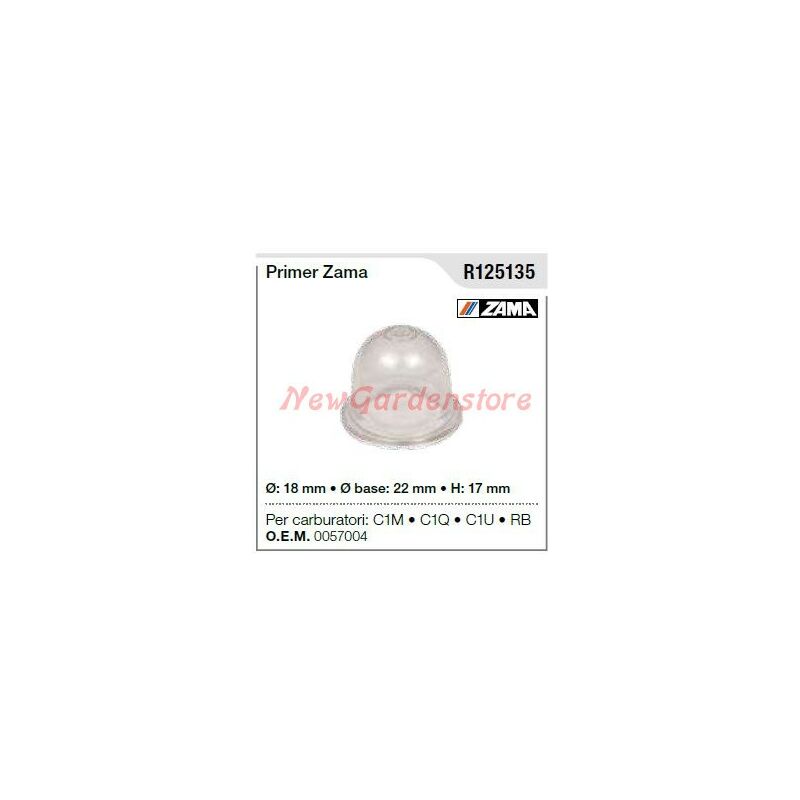 foto del prodotto primer zama per carburatore c1m c1q c1u decespugliatore r125135