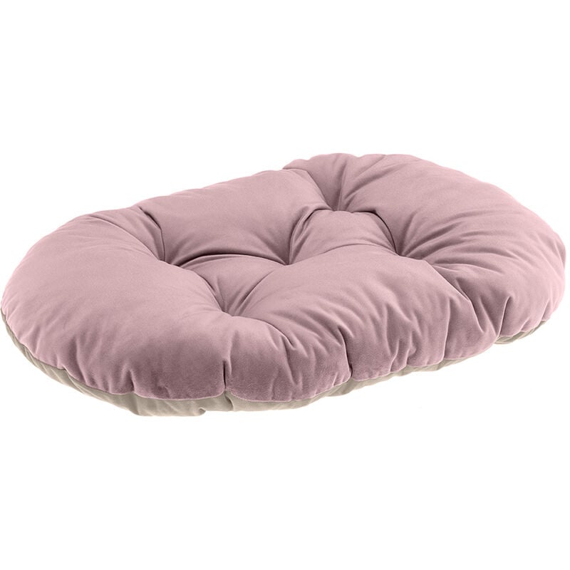 foto del prodotto prince soffice cuscino per cani e gatti in velluto. vari colori e misure.. variante 55 4 misure 55 x 36 cm rosa ferplast