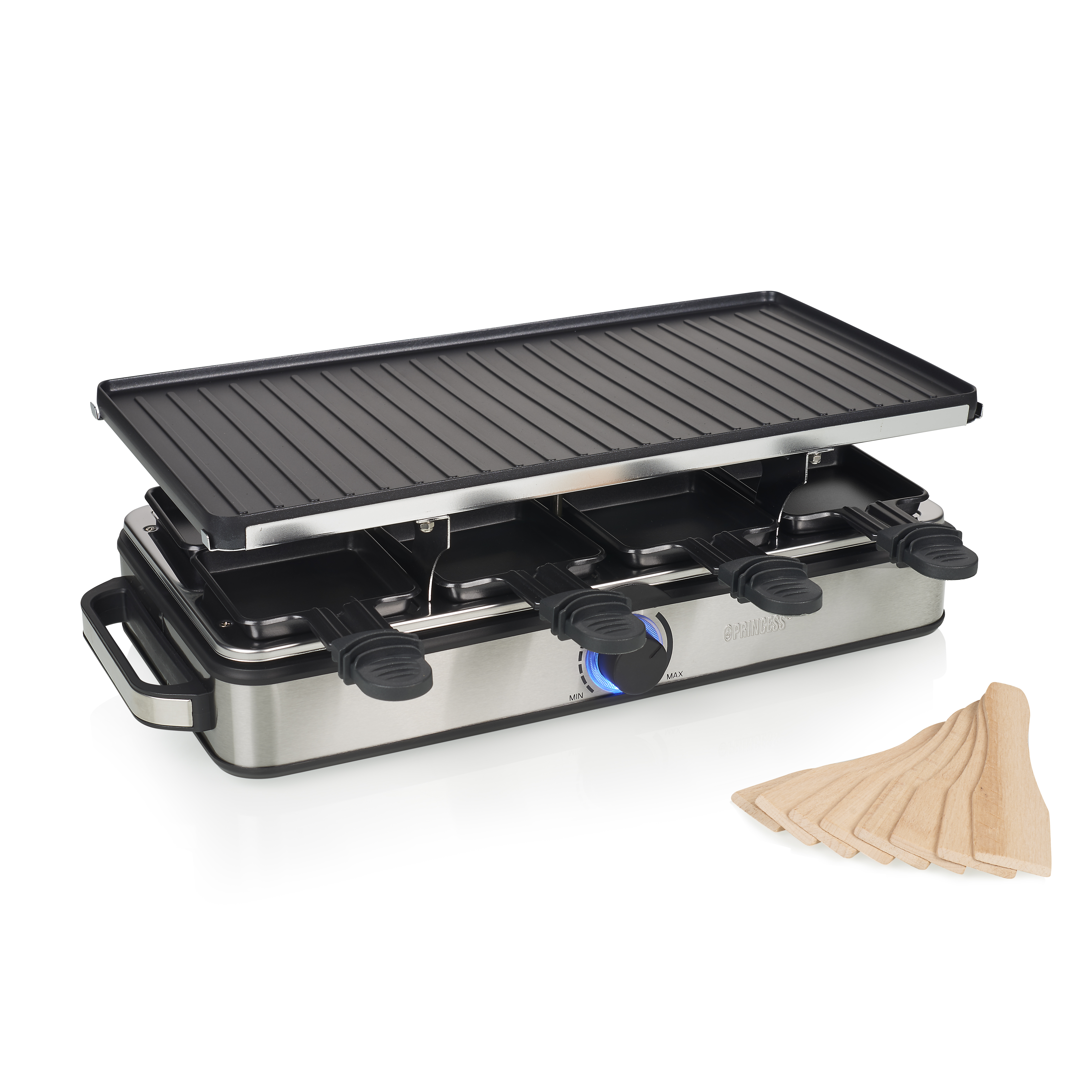 foto del prodotto princess 162645 raclette 8 grill deluxe