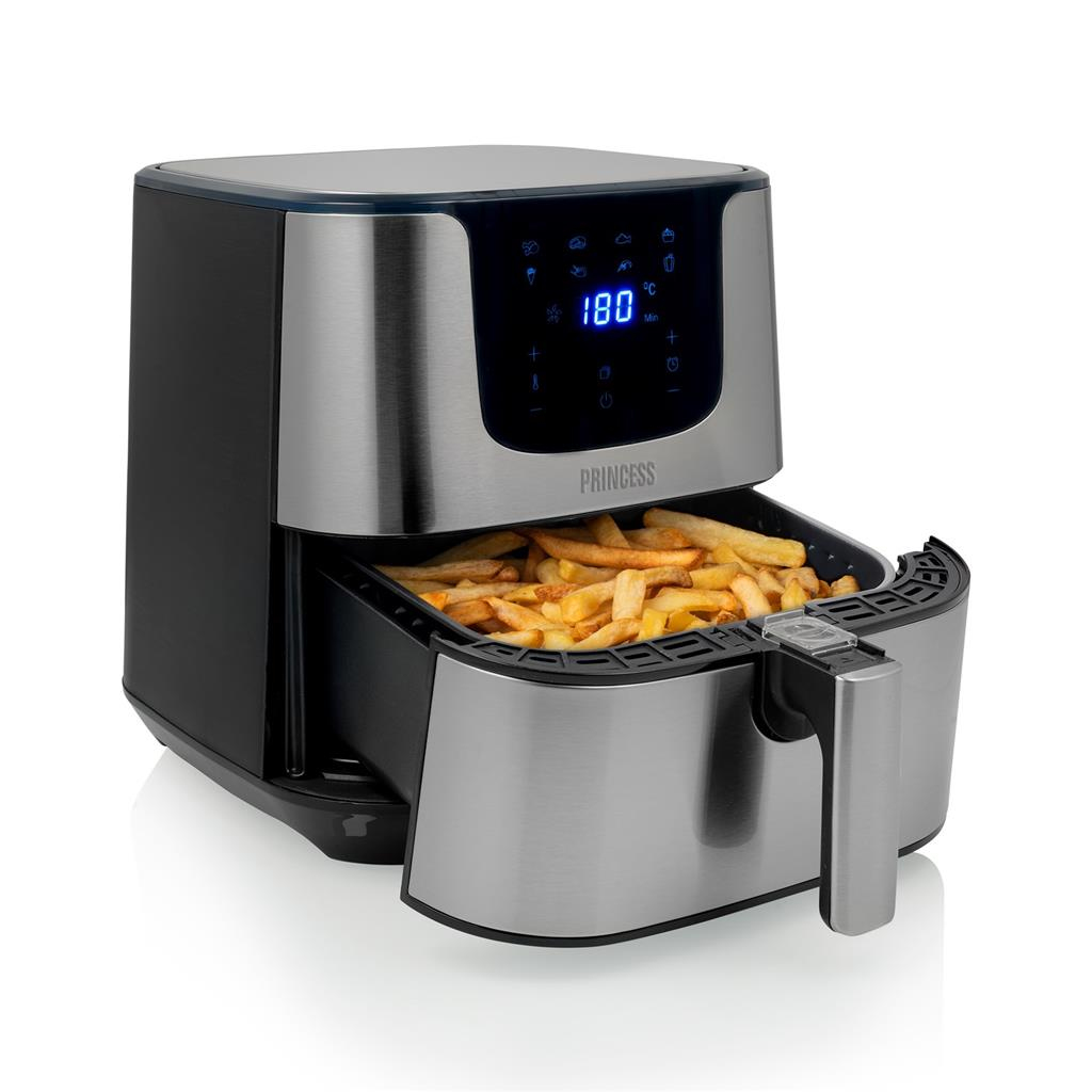 foto del prodotto princess 182060 singolo 5,5 l indipendente 1700 w friggitrice ad aria calda argento