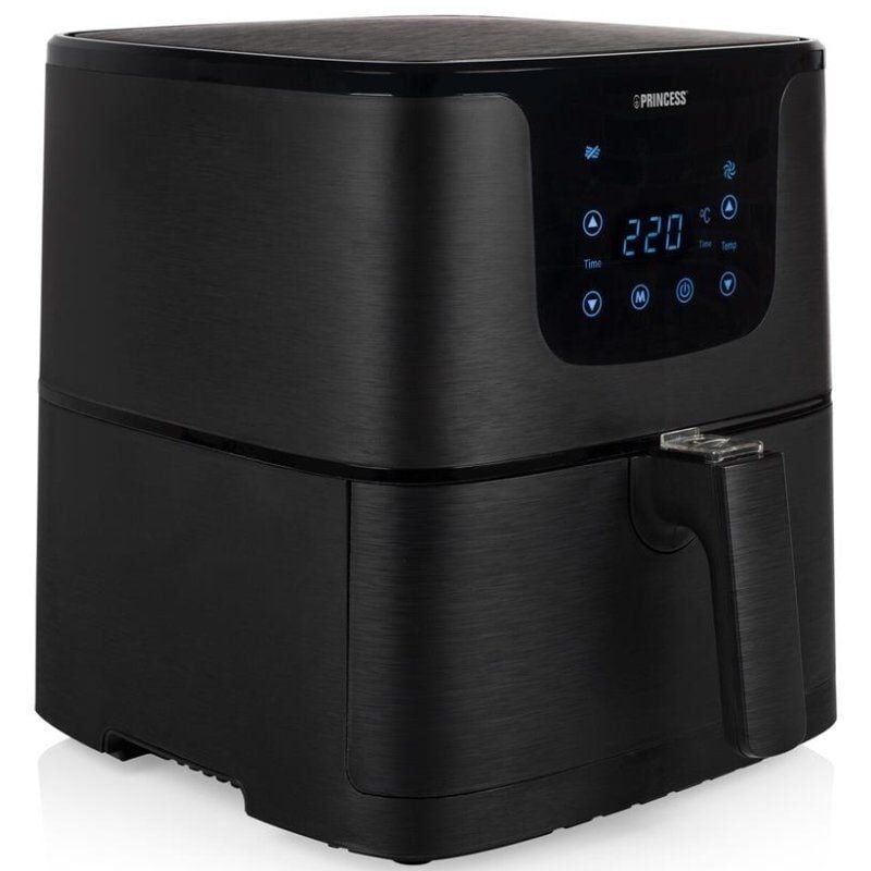foto del prodotto princess 183014 aerofryer friggitrice senza olio, 1700 w, 5,2 l, 80 200 c, pannello a sfioramento, senza bpa, nero