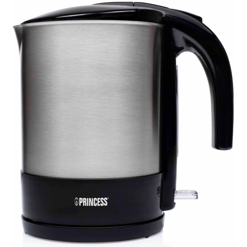 foto del prodotto princess 236039 bollitore 2200w 2.7 litri nero acciaio inox spazzolato