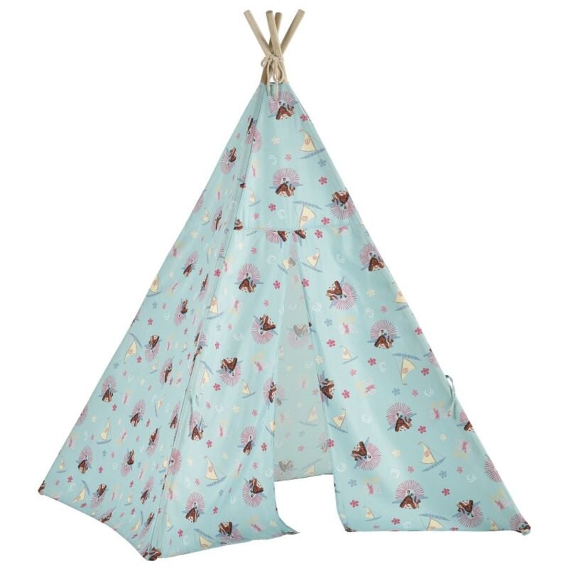 foto del prodotto principesse disney vaiana tenda gioco teepee per bambini in tessuto