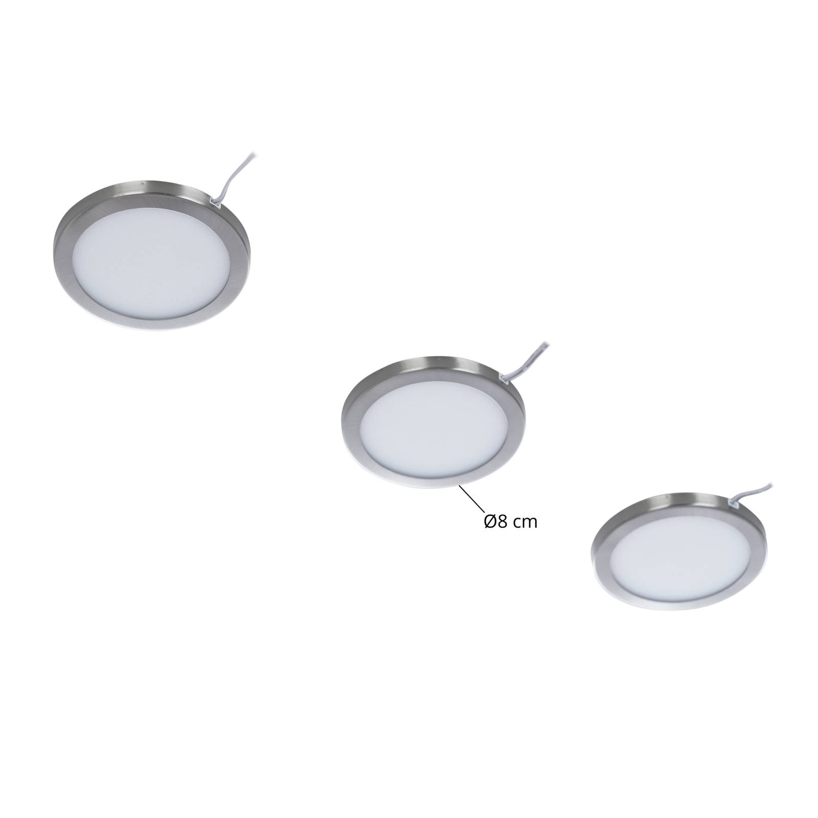 foto del prodotto prios jopos lampada led da mobili in set 3x