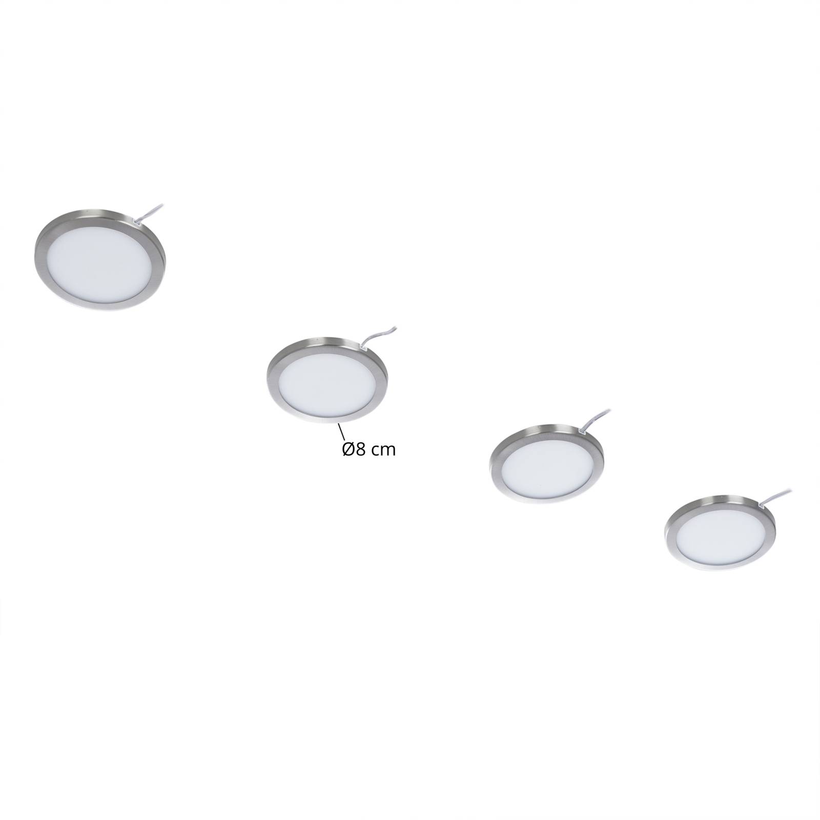 foto del prodotto prios jopos lampada led da mobili in set 4x