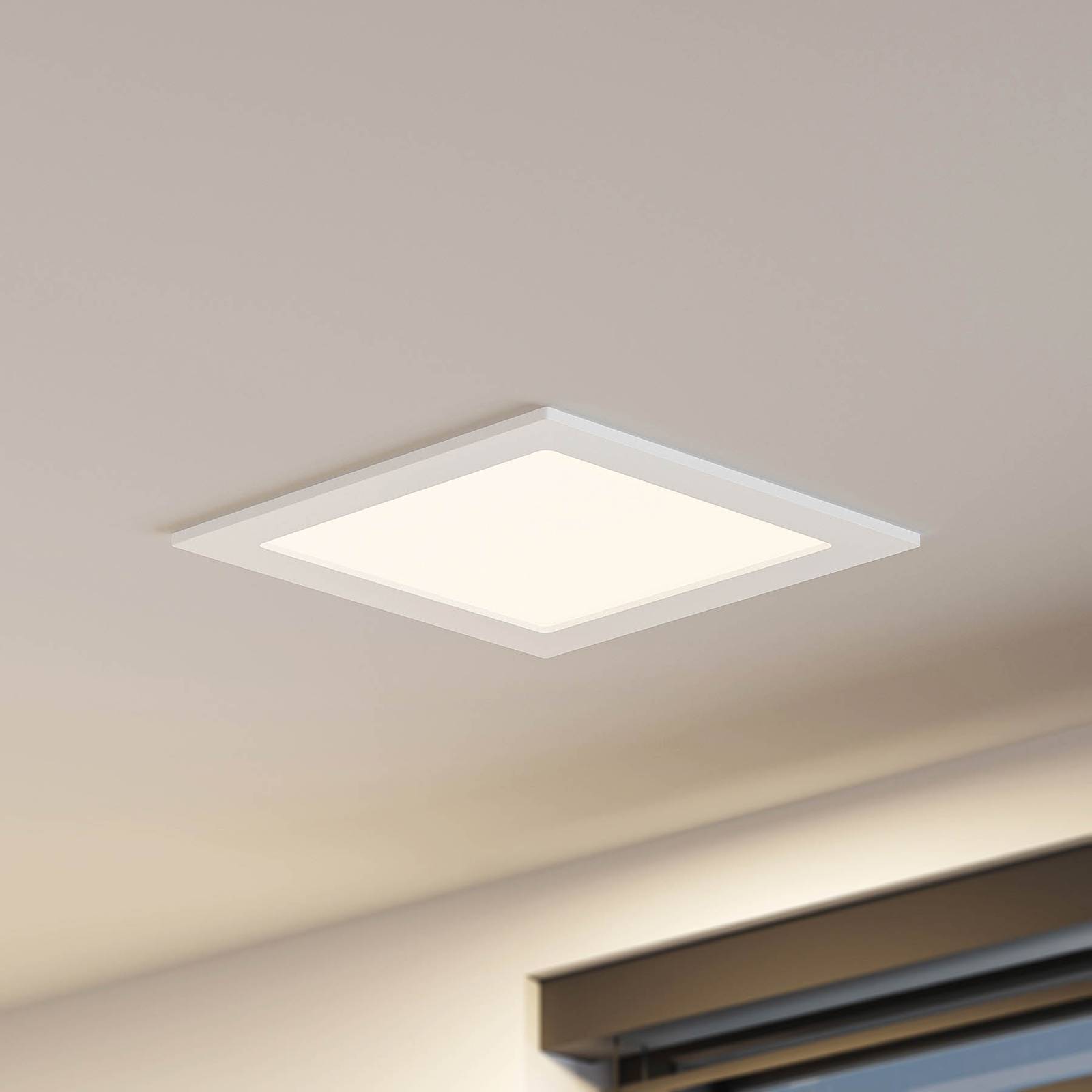 foto del prodotto prios lampada a incasso a led helina, bianca, 22 cm, 18 w, dimmerabile