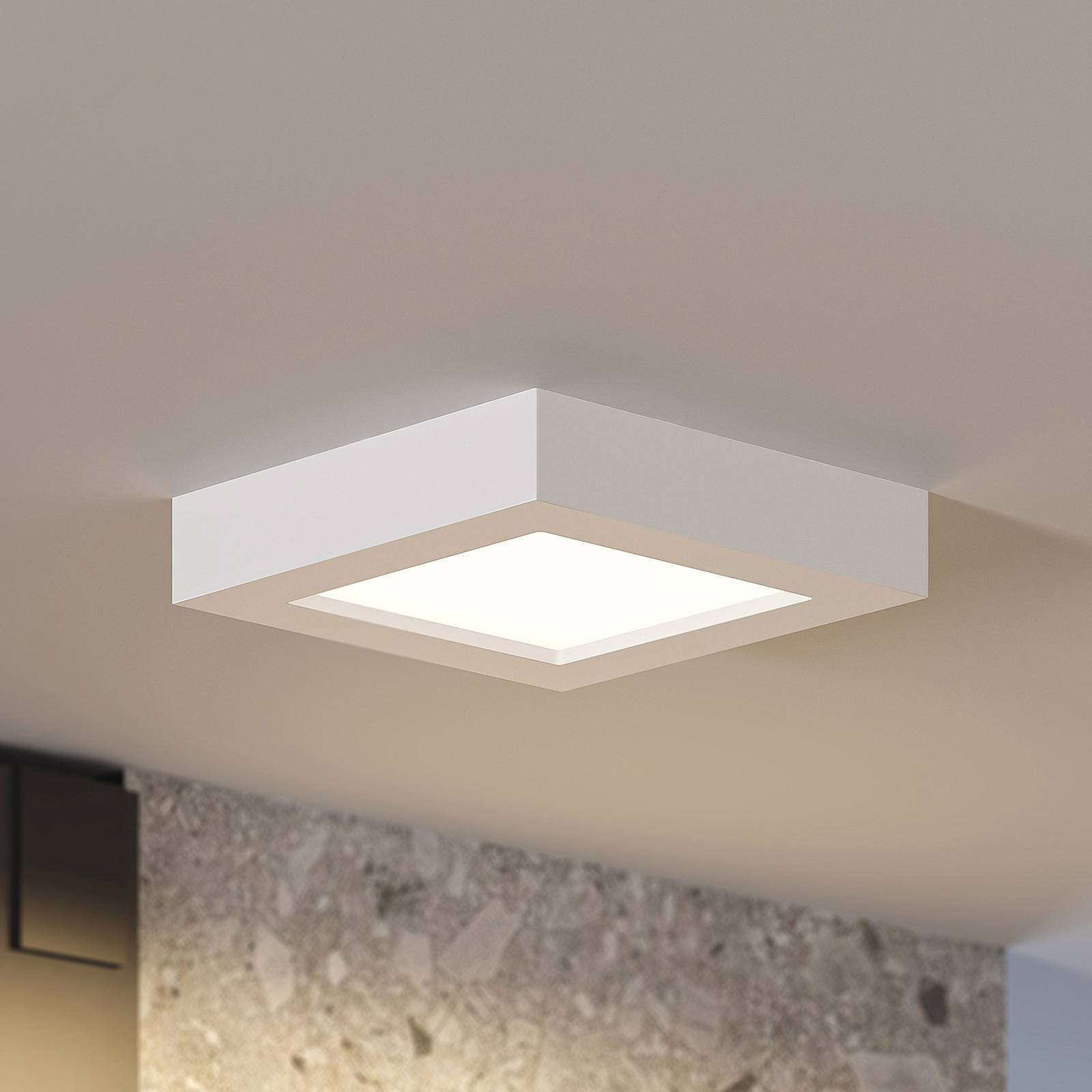 foto del prodotto prios led alette in bianco da alluminio
