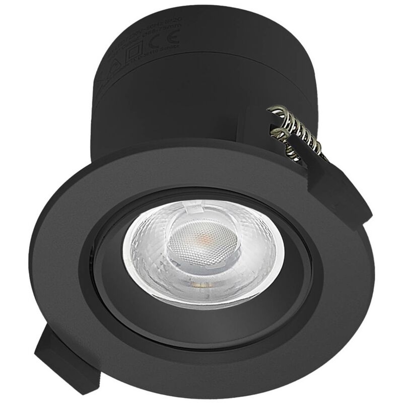 foto del prodotto prios led shima in nero da alluminio