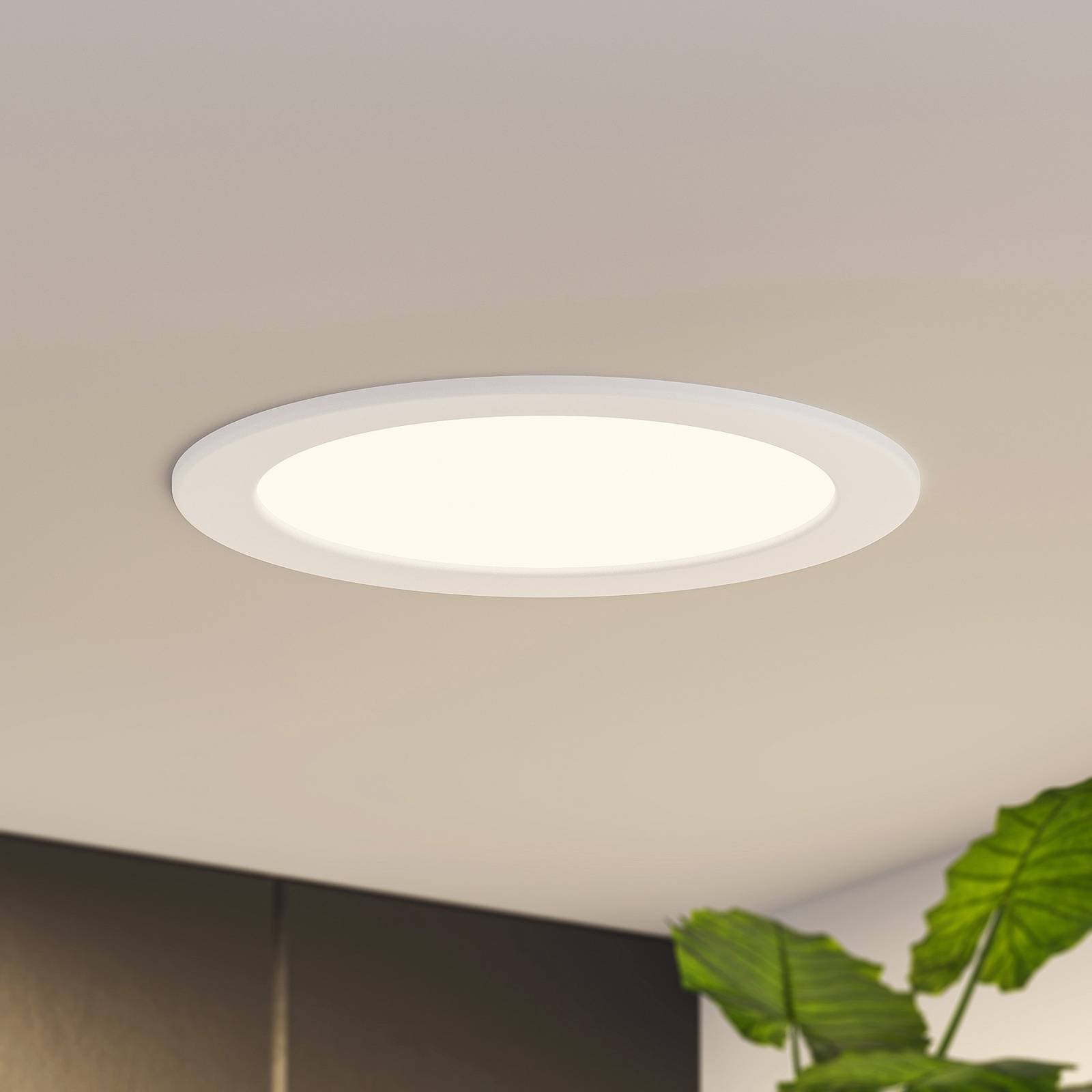 foto del prodotto prios luci led da incasso cadance, bianco, 22 cm, cct, ip44
