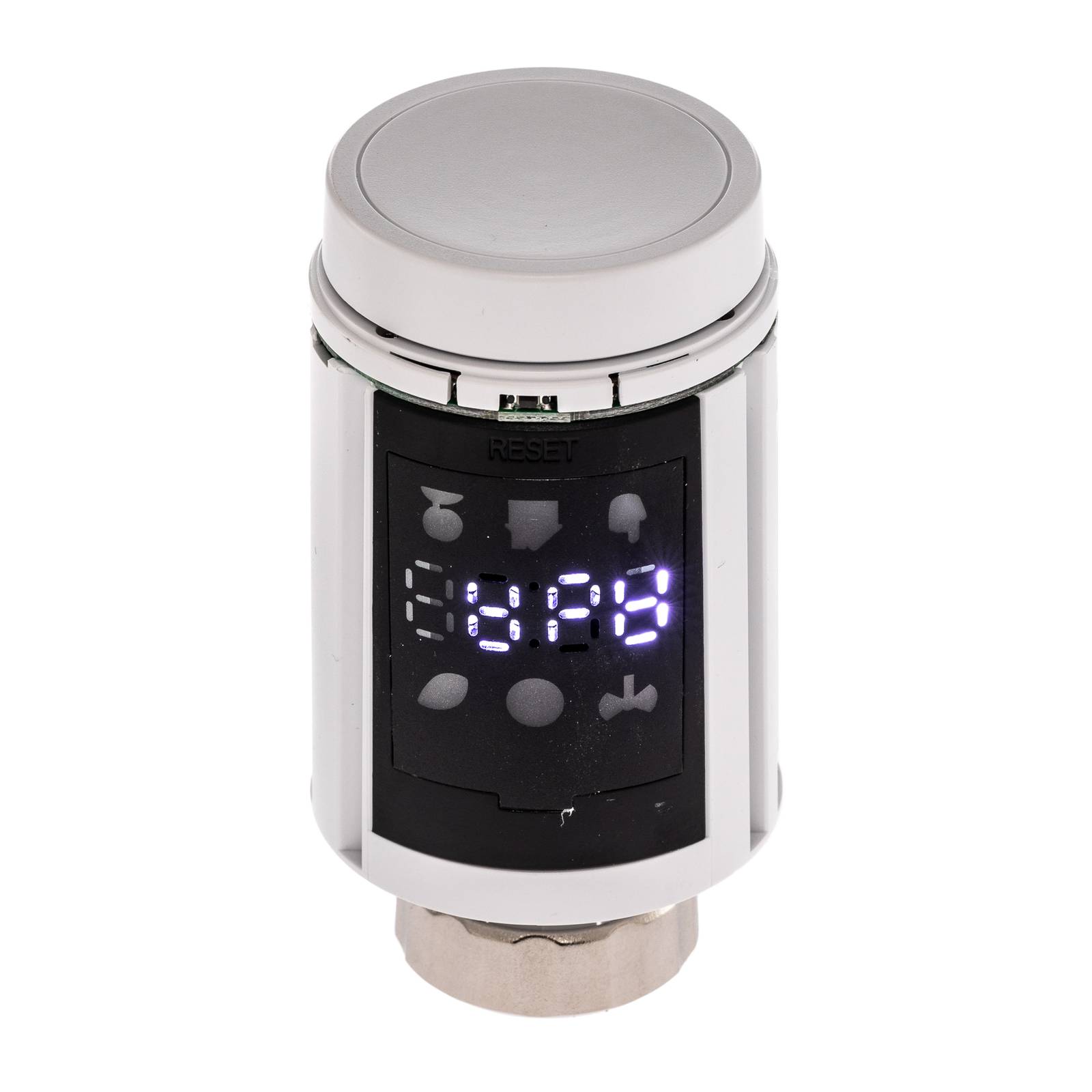 foto del prodotto prios termostato intelligente per radiatori, zigbee, tuya, bianco