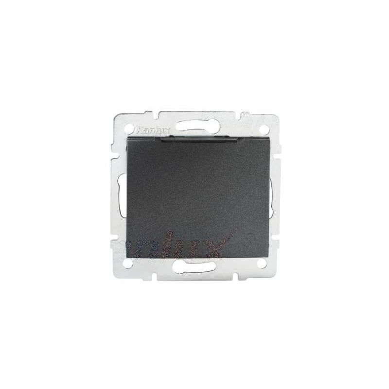 foto del prodotto prise con polvere ip44 impermeabile domo grafite