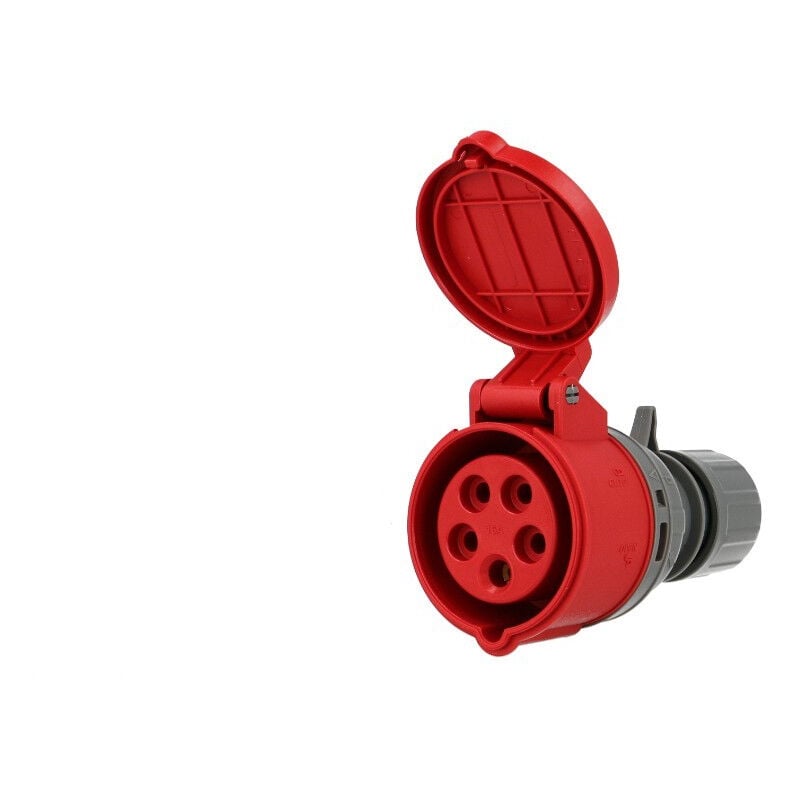 foto del prodotto prise femelle cee triphas e, 5 x 16a, pour prolongateur