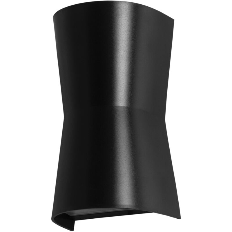 foto del prodotto prisma aplique de pared exterior 2xgu10 luz bidireccional arriba y abajo para jard n y terraza ip65 de color negro