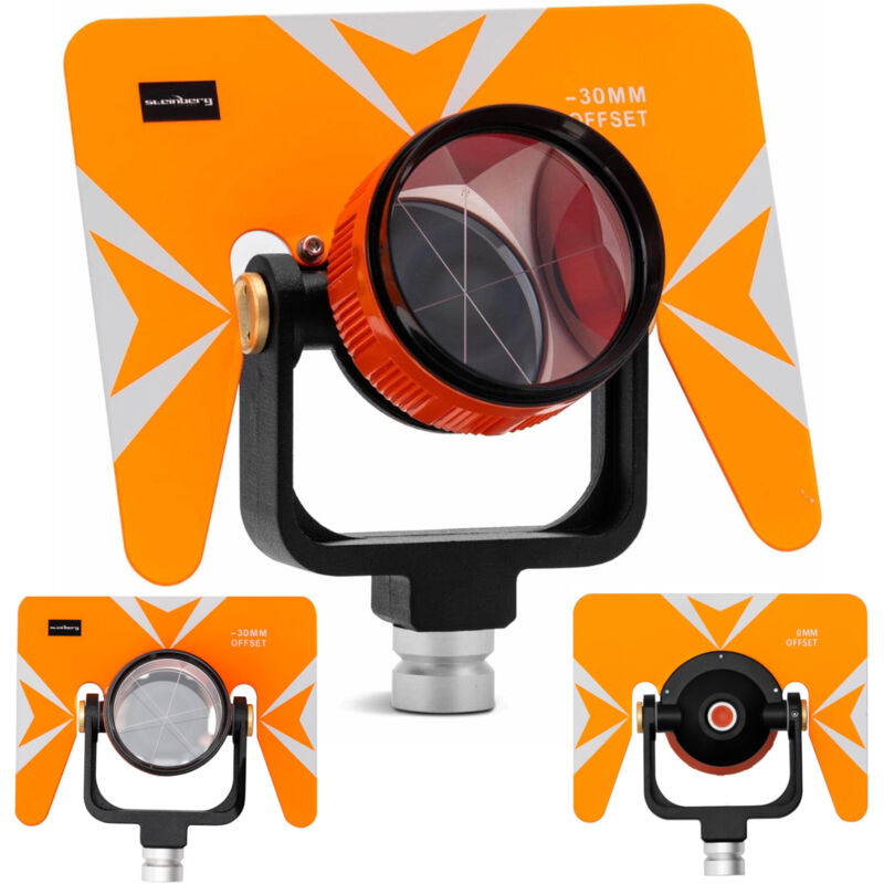 foto del prodotto prisma geodetico, specchio telemetro per tachimetro, diametro 2,41 cm