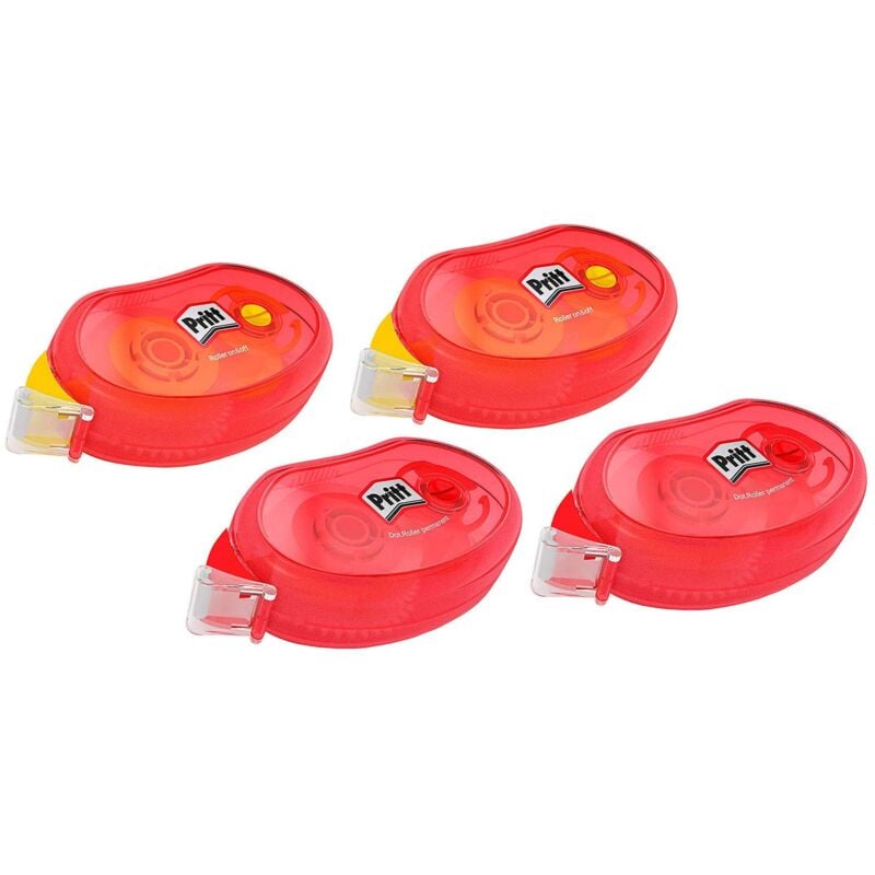 foto del prodotto pritt 9hzcgxbp1x rullo adesivo compatto non permanente per adesivo rimovibile e permanente, lunghezza nastro 10 m, larghezza nastro 8,4 mm, set