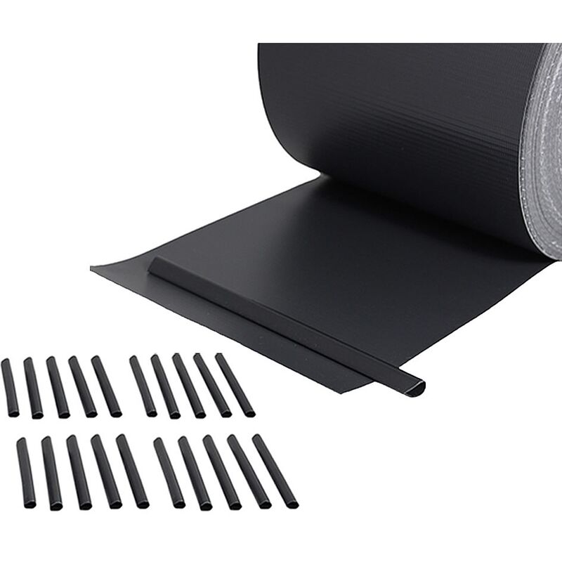 foto del prodotto privacy strip strip recinzione a doppia maglia 65m privacy film film recinzione da giardino o balcone protezione dal vento melko