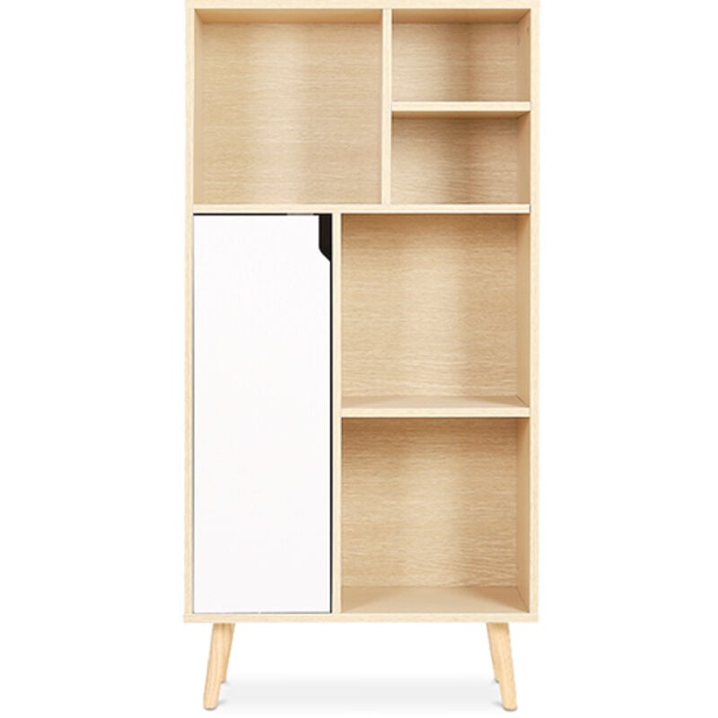 foto del prodotto privatefloor credenza in legno stile scandinavo grande roin legno naturale