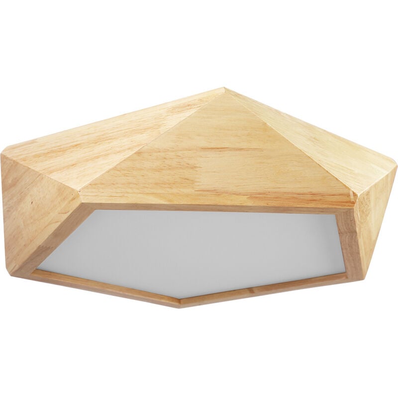 foto del prodotto privatefloor lampada a soffitto montatura a incasso stile scandinavo akira legno naturale