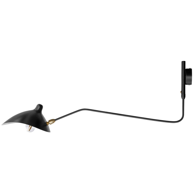 foto del prodotto privatefloor lampada da scrivania applique da parete nera george nero