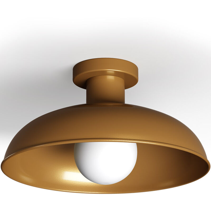 foto del prodotto privatefloor lampada da soffitto plafon vintage gubi oro invecchiato