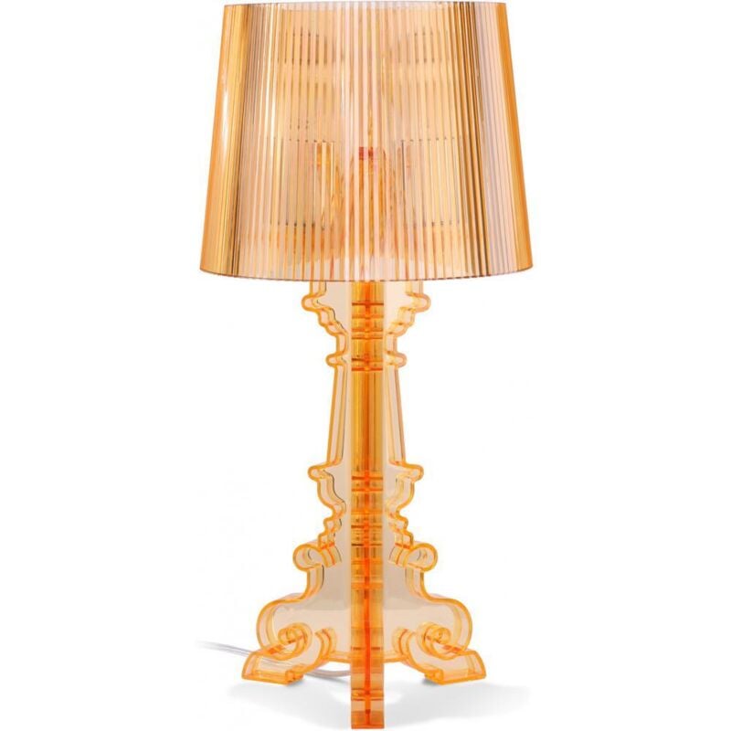 foto del prodotto privatefloor lampada da tavolo piccola lampada da soggiorno bour arancione