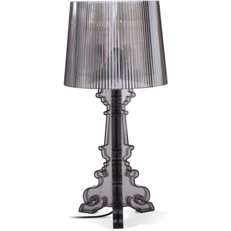 foto del prodotto privatefloor lampada da tavolo piccola lampada da soggiorno bour grigio scuro