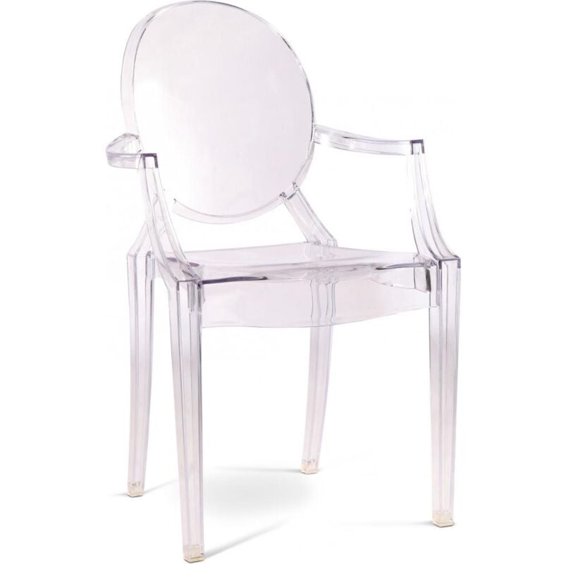 foto del prodotto privatefloor sedia per bambini sedia per bambini design trasparente louis xiv trasparente