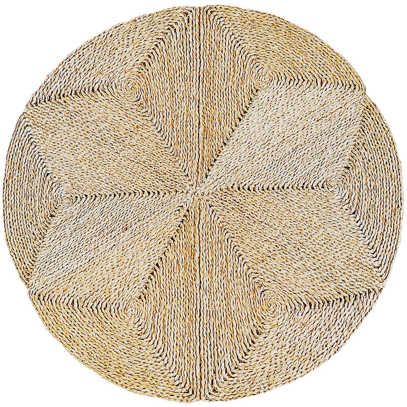 foto del prodotto privatefloor tappeto rotondo in iuta boho bali 100 cm gabba naturale luta naturale