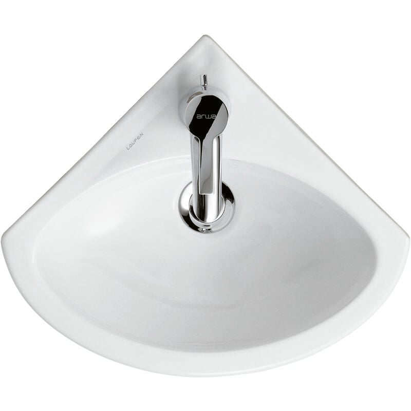 foto del prodotto pro b lave mains d angle, 1 trou de robinetterie, avec laufen