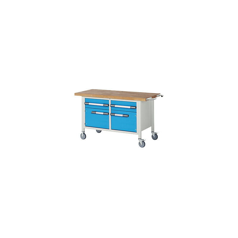 foto del prodotto pro banco da lavoro mobile serie 8000 struttura a - eurokraft