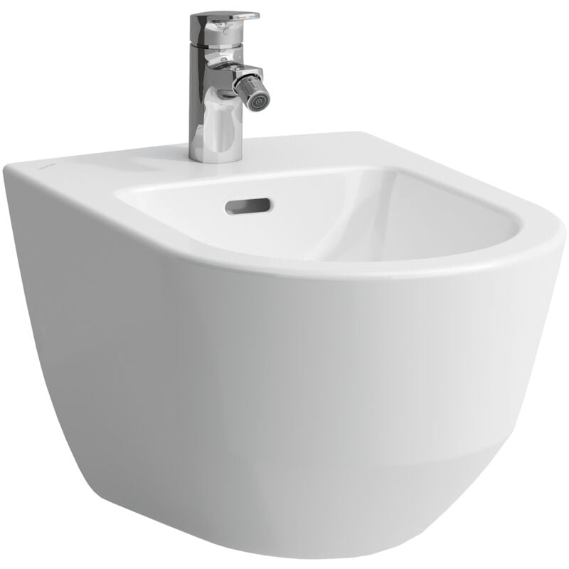 foto del prodotto pro - bidet sospeso, 530x360 mm, 1 foro per miscelatore, con lcc, bianco h8309524003041 - laufen