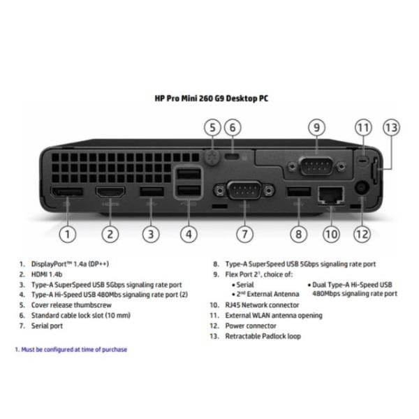 foto del prodotto pro mini 260 g9 r i5 8 512 w11p