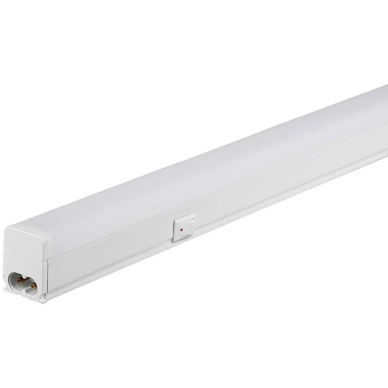 foto del prodotto pro plafoniera led chip samsung lineare 7w 60cm raccordabile con interruttore 4000k luce naturale v tac