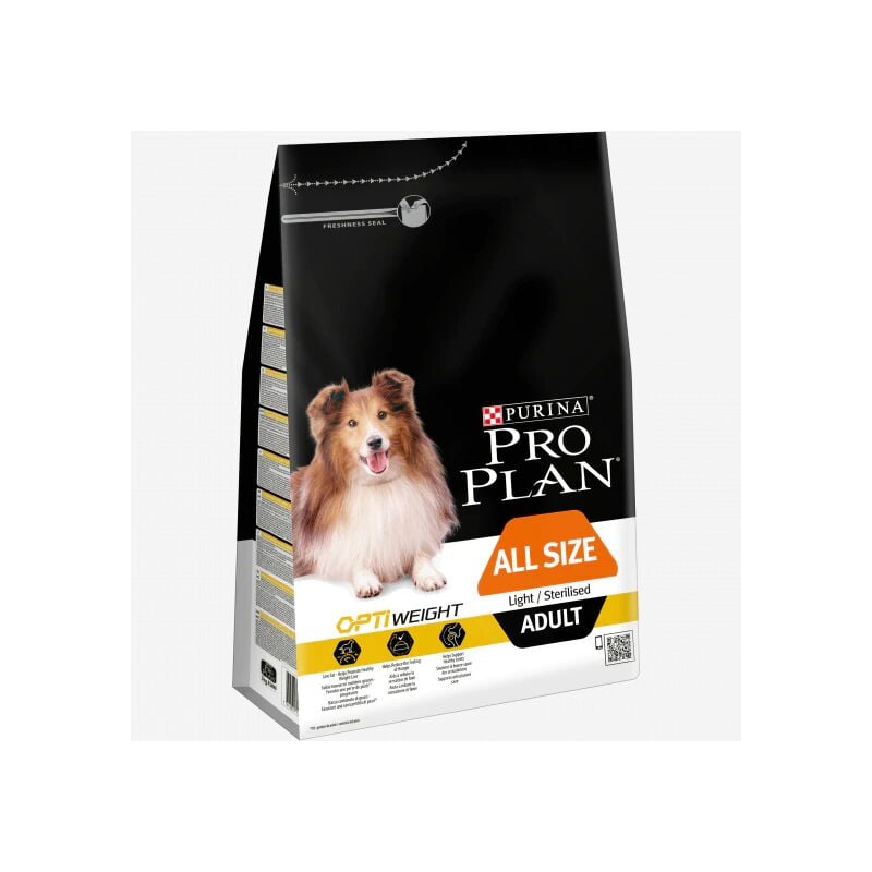 foto del prodotto pro plan cane all size optiweight 3kg purina