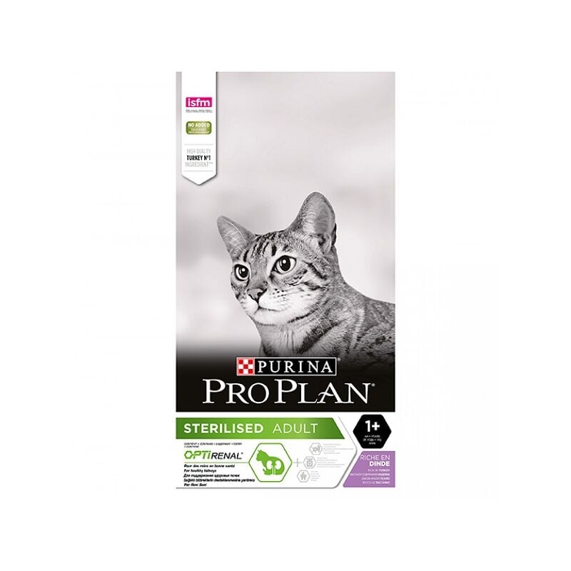 foto del prodotto pro plan - cibo che purina sterilizzato turchia optoprenale per gatti sterilizzati - 10 kg