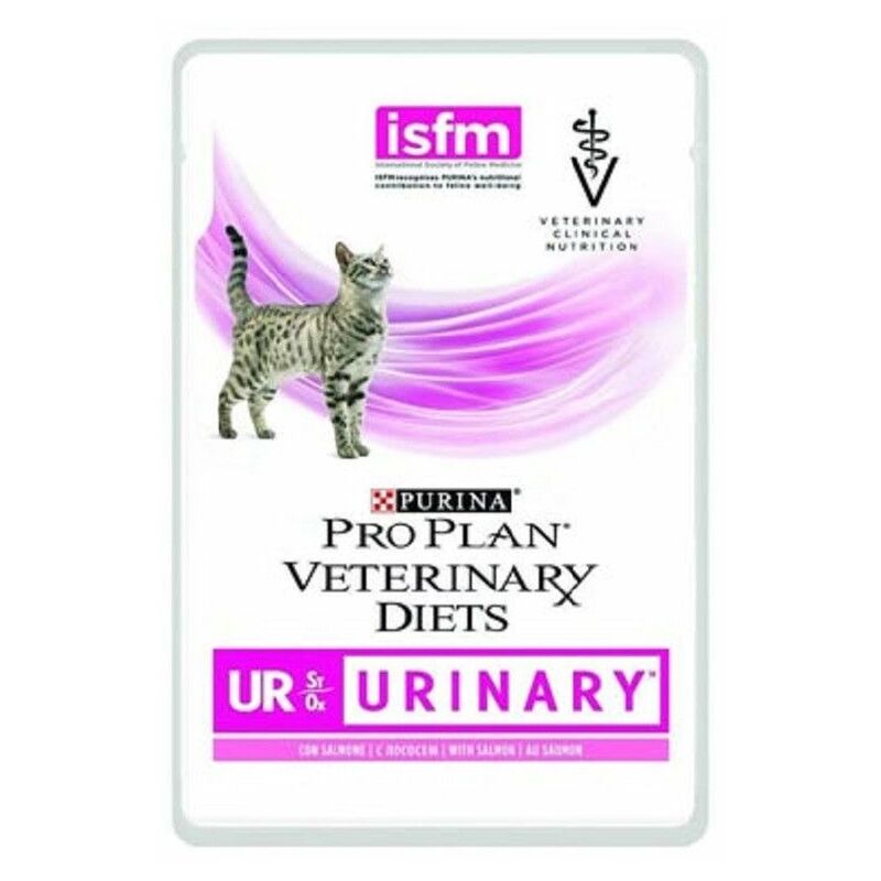 foto del prodotto pro plan gatto veterinary diets urinary ur st ox 85gr salmone