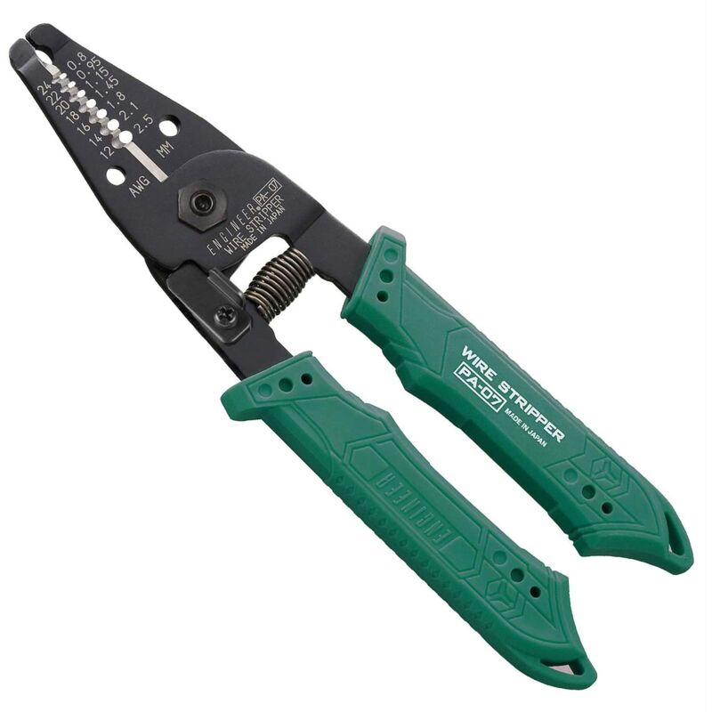 foto del prodotto pro precision wire strippers, carbon steel jaws japanese quality. engineer pa 07
