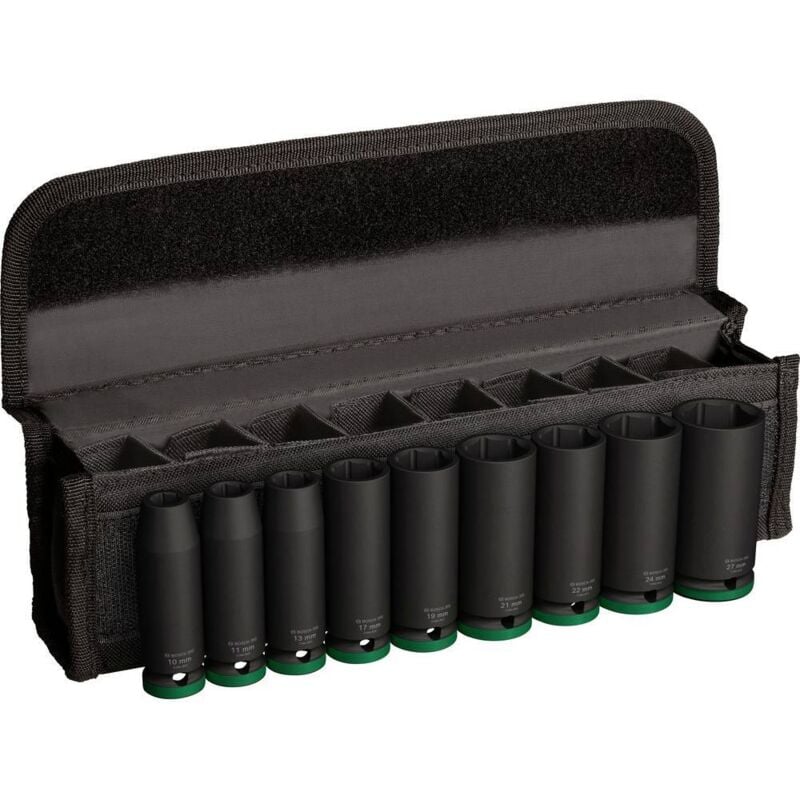 foto del prodotto pro set di bussole a percussione, 1 2 , profonde, 9 pz. per bussole a percussione, 9 pz.