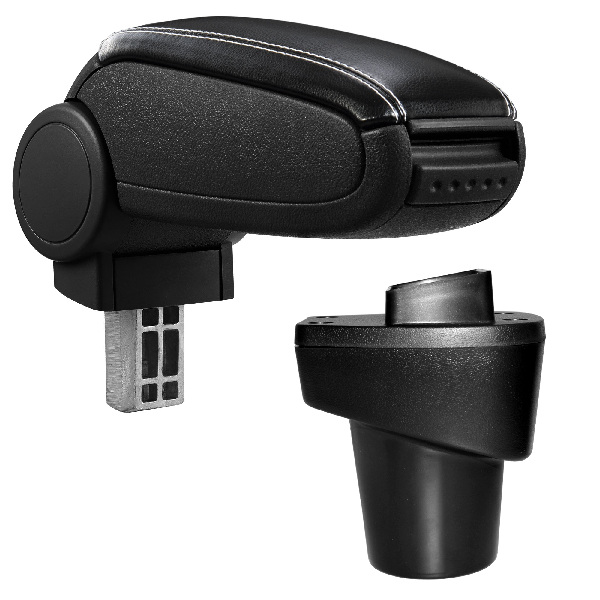 foto del prodotto pro.tec bracciolo centrale per citro n c1 (da 2014-2018) e peugeot 108 (da 2014-2018) - rivestimento in similpelle