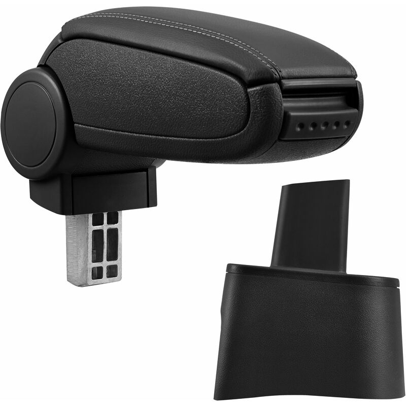 foto del prodotto pro.tec bracciolo centrale poggiabraccio con vano portaoggetti imbottito in similpelle nero seat ibiza 6l