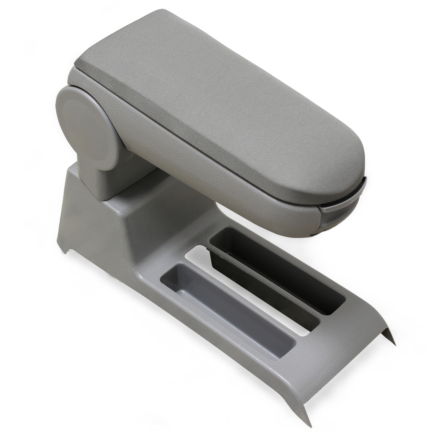 foto del prodotto pro.tec bracciolo centrale - poggiabraccio con vano portaoggetti - imbottito - in tessuto - grigio - polo 9n / 9n2 /