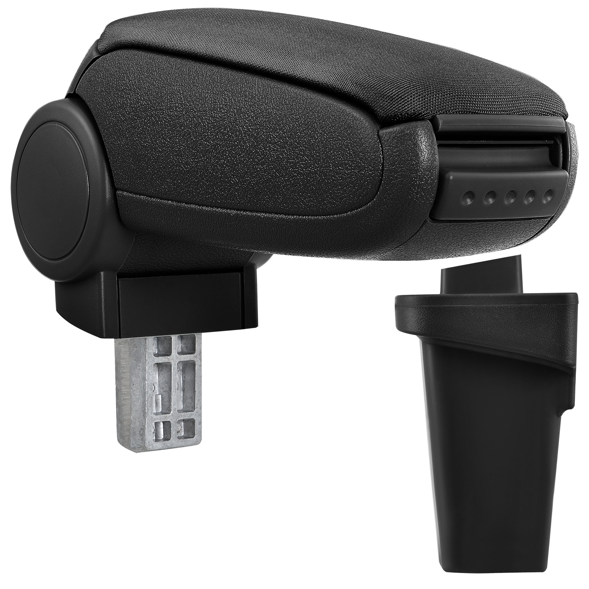 foto del prodotto pro.tec bracciolo centrale - poggiabraccio con vano portaoggetti - imbottito - in tessuto - nero - ford focus 3.