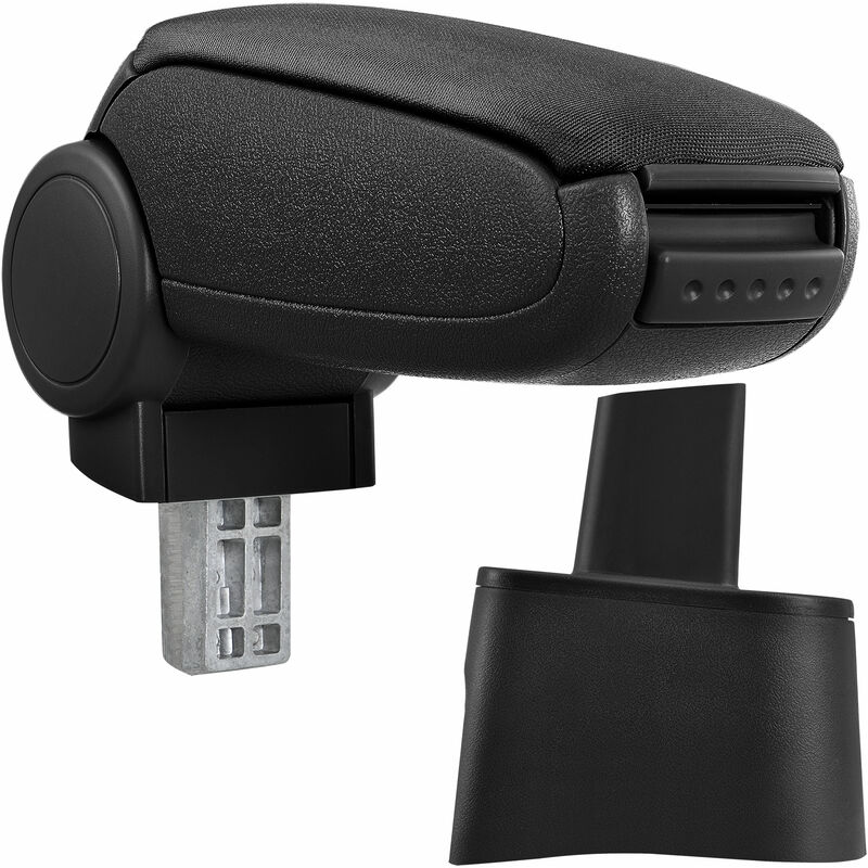 foto del prodotto pro.tec bracciolo centrale poggiabraccio con vano portaoggetti imbottito in tessuto nero seat ibiza 6l
