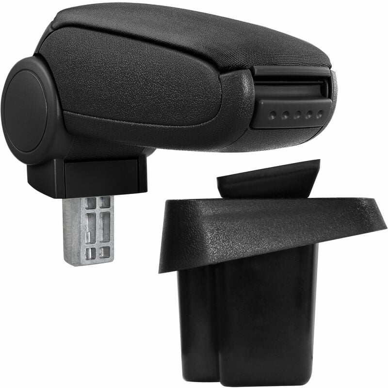 foto del prodotto pro.tec bracciolo centrale poggiabraccio con vano portaoggetti imbottito in tessuto nero suzuki sx4 fiat sedici