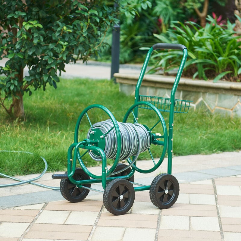 foto del prodotto pro.tec carrello avvolgitubo in metallo 86 x 44 x 95 cm