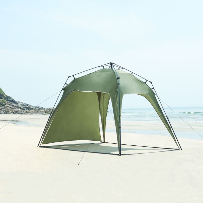 immagine 0 del prodotto pro.tec gazebo pop up barendrecht con illuminazione a led verde