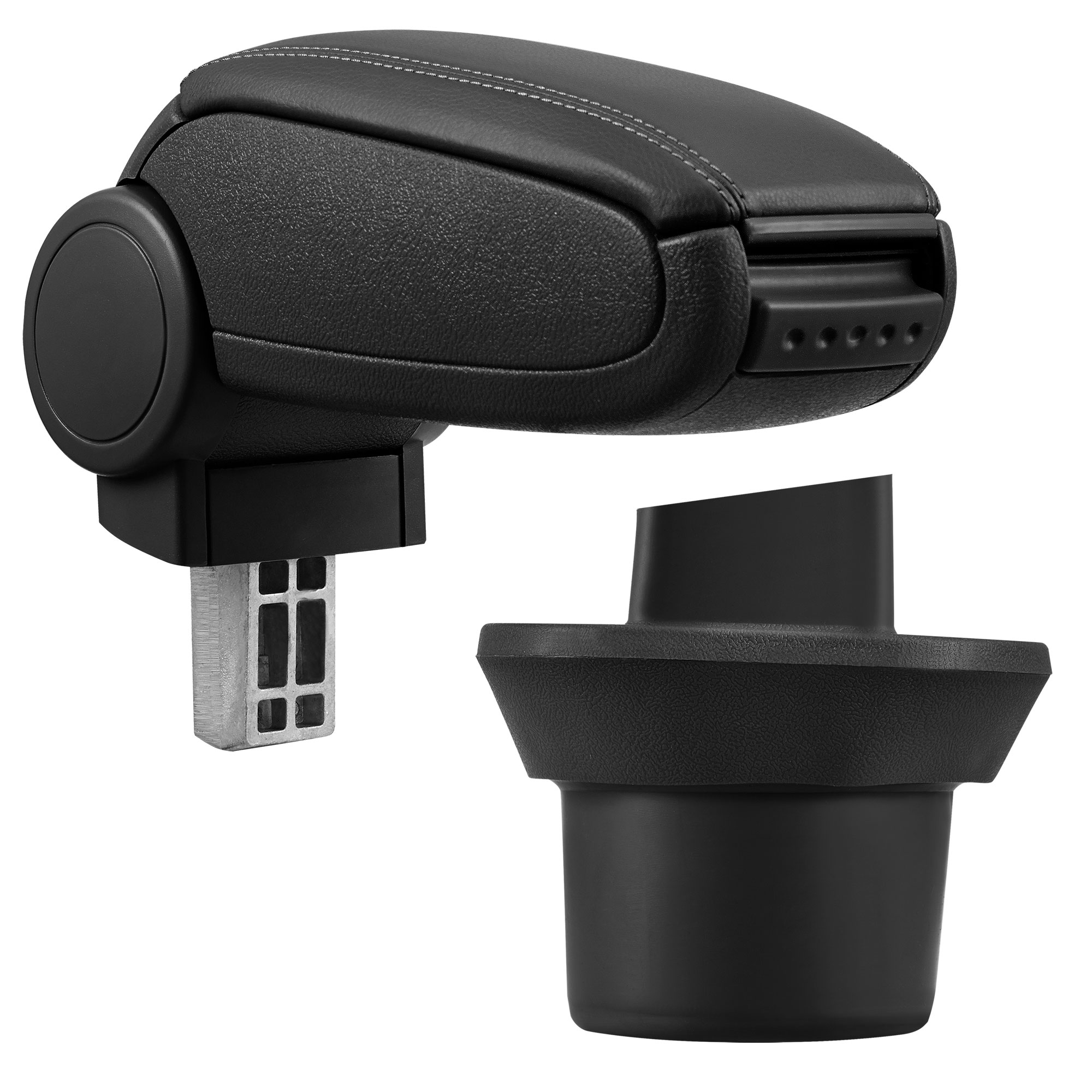 foto del prodotto pro.tec poggiabraccio con vano portaoggetti per bmw mini 2. generazione similpelle nero 