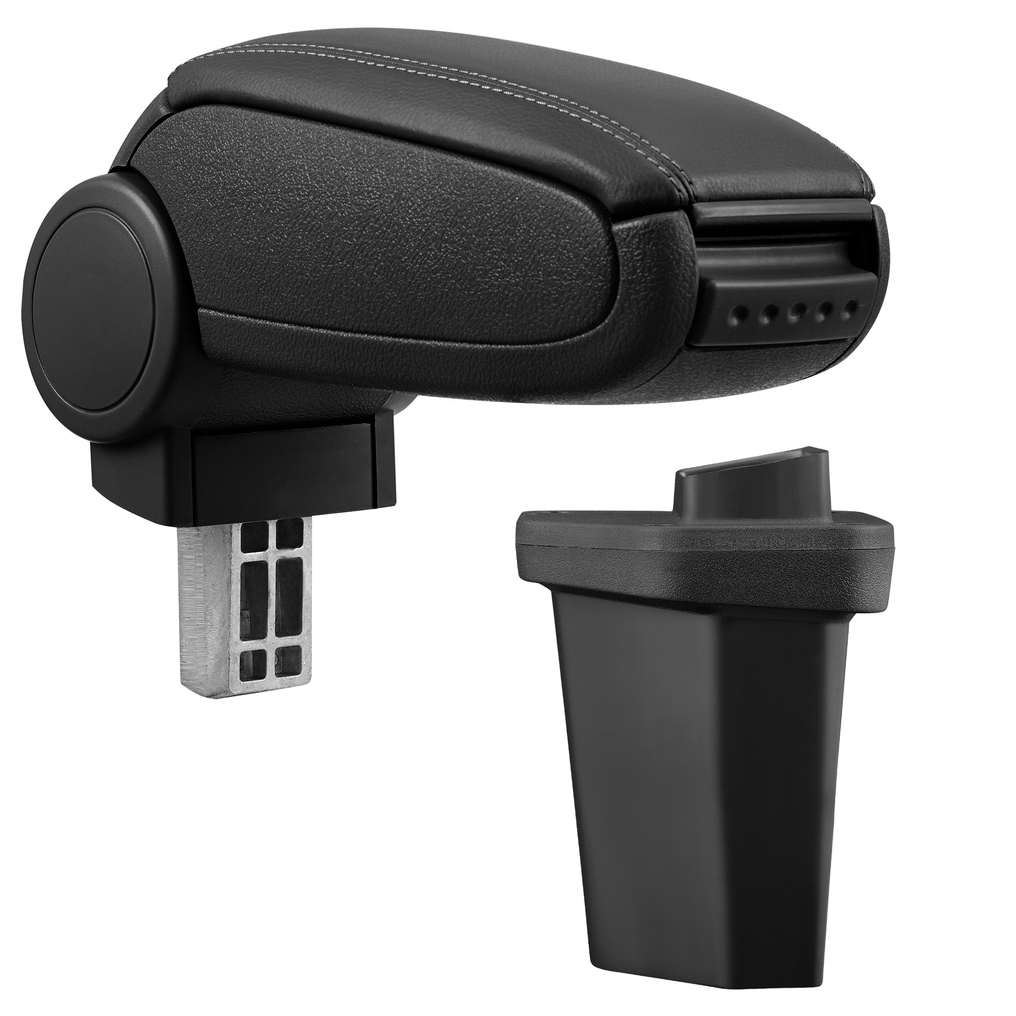 foto del prodotto pro.tec poggiabraccio con vano portaoggetti per hyundai i20 similpelle nero 