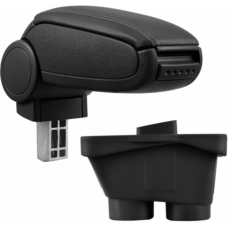 foto del prodotto pro.tec - poggiabraccio con vano portaoggetti per peugeot 208 - similpelle - nero